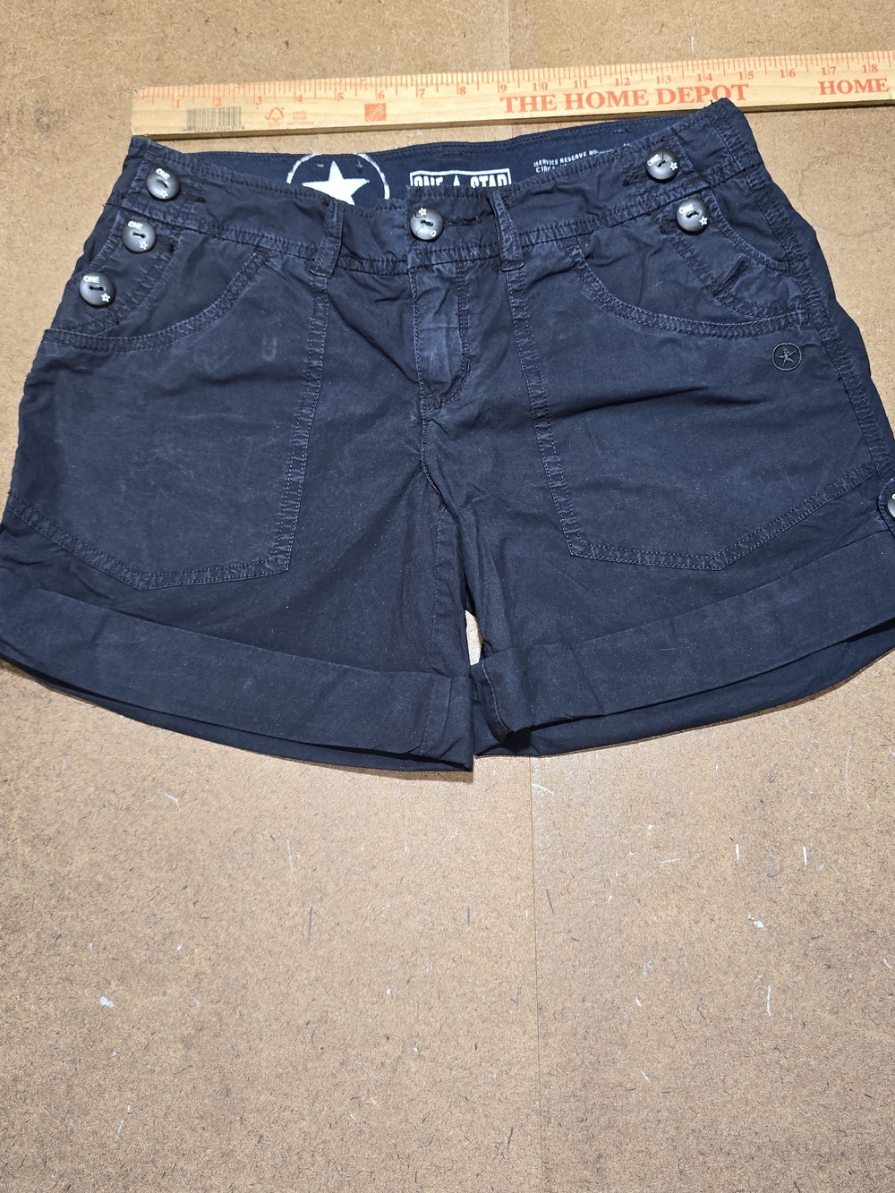 Converse Navy Button Pocket Women’s Shorts
